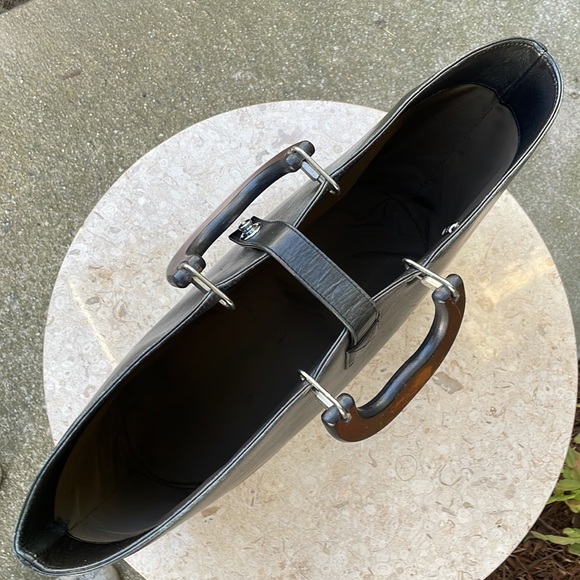 Spinneybeck Leather Bucket Tote - Picture 2 of 6